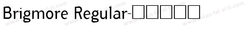 Brigmore Regular字体转换